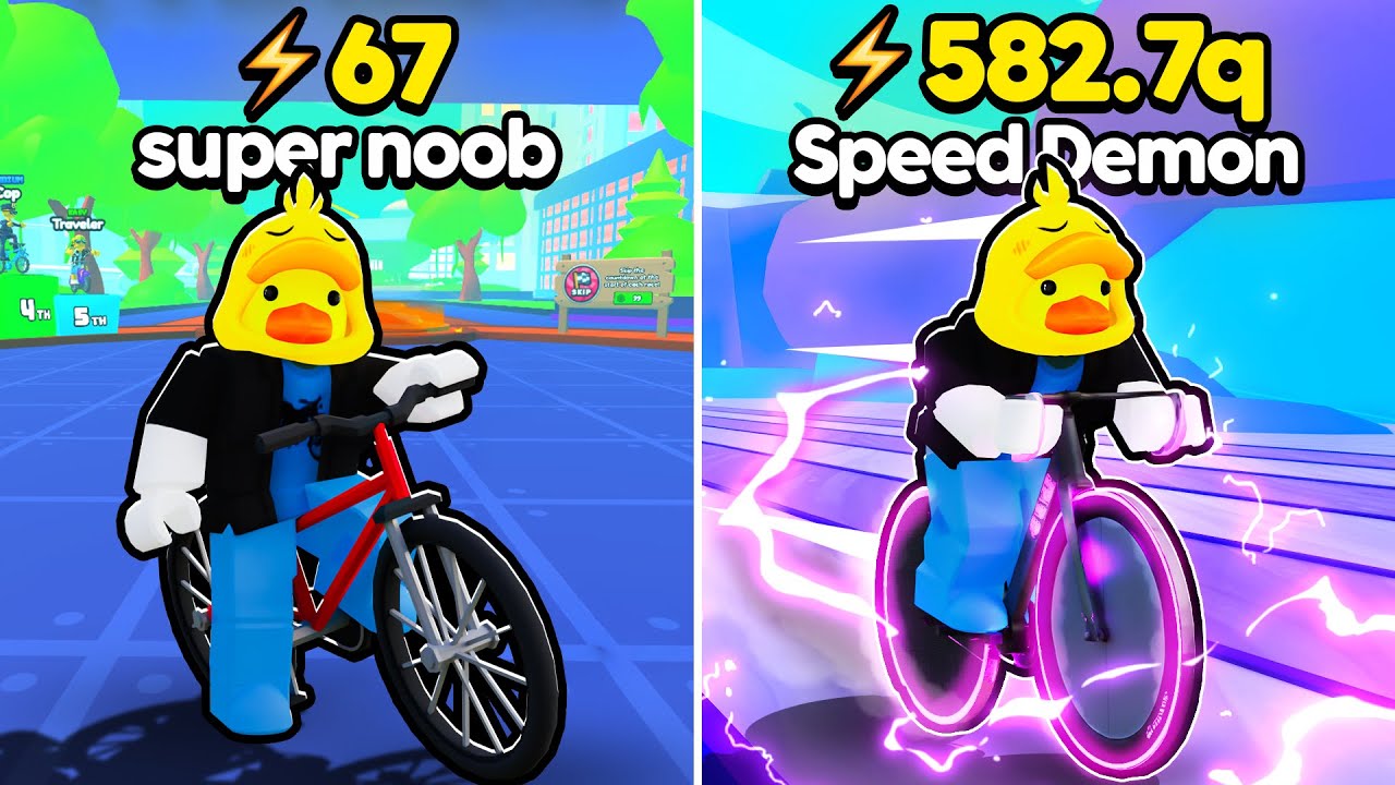 I Went From NOOB to PRO in Roblox Bike Race Training!