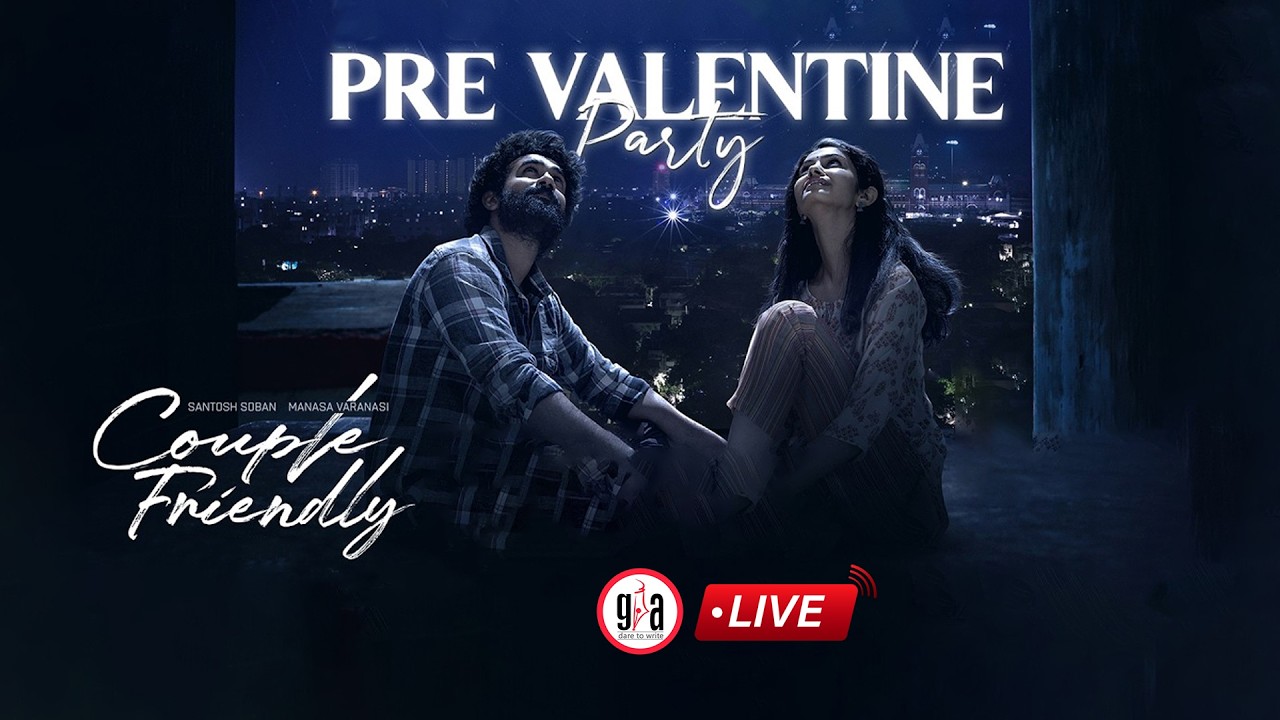 LIVE : Couple Friendly Pre Valentine Party | Santosh Soban | Manasa Varanasi | greatandhra.com