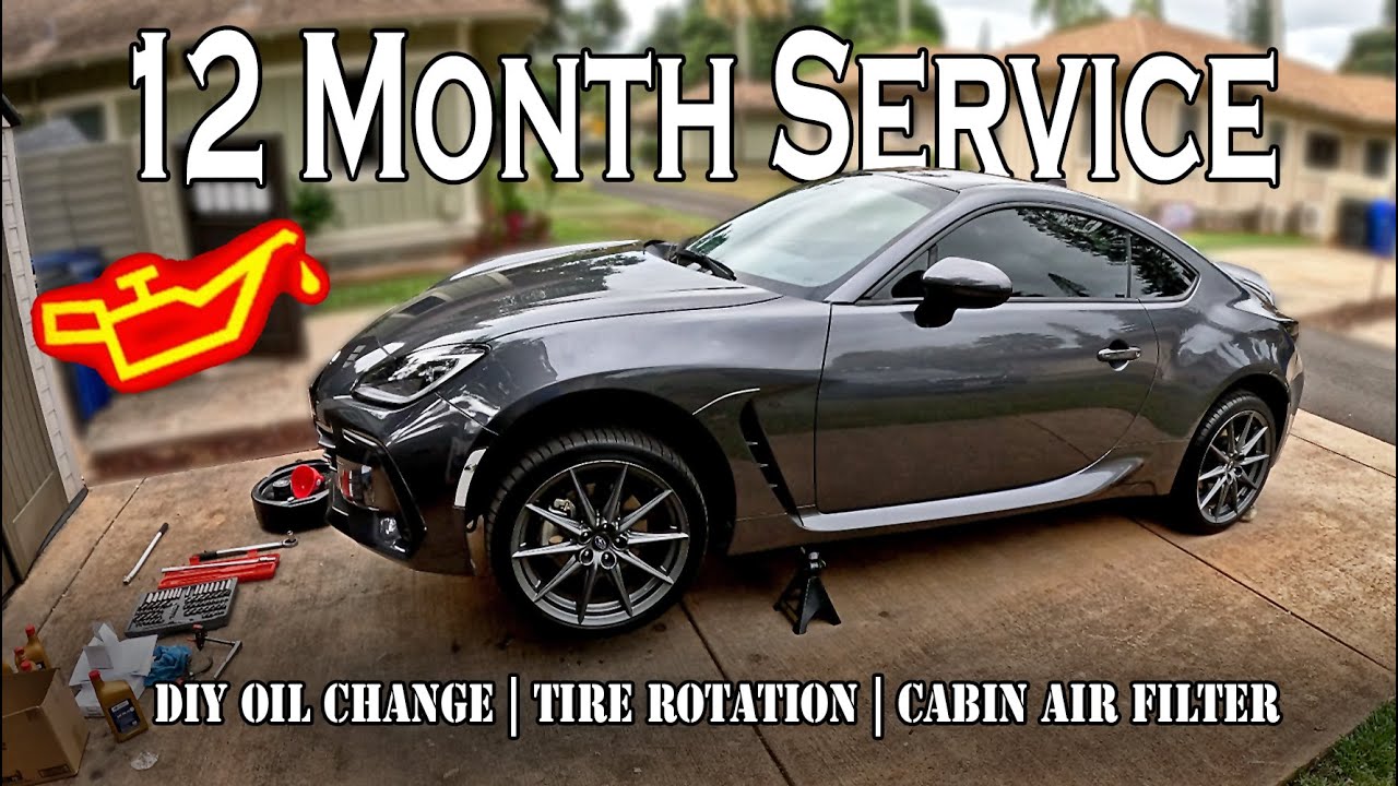 2022+ GR86 BRZ 12 Month Service DIY Oil Change Tire Rotation Cabin Air Filter | Save Big $$$