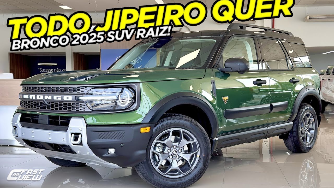 NOVO FORD BRONCO 2025 O ÚNICO OFFROAD DE VERDADE, +BARATO QUE COMPASS, SUPER VERSÁTIL E POTENTE!
