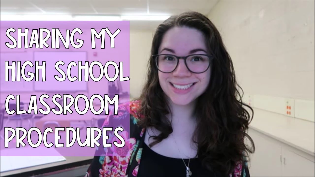 My High School Classroom Procedures | Back to School Series