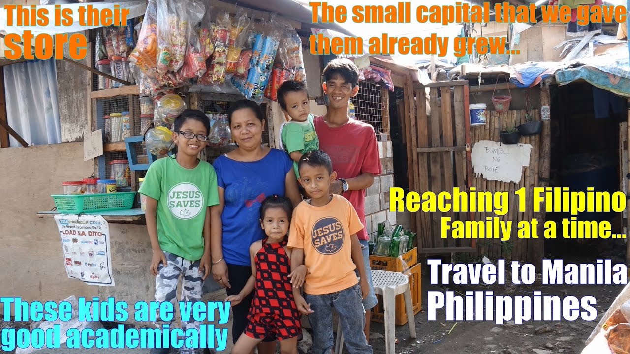 Travel to Manila Philippines and Meet Some Filipinos who Work Hard to Escape Poverty