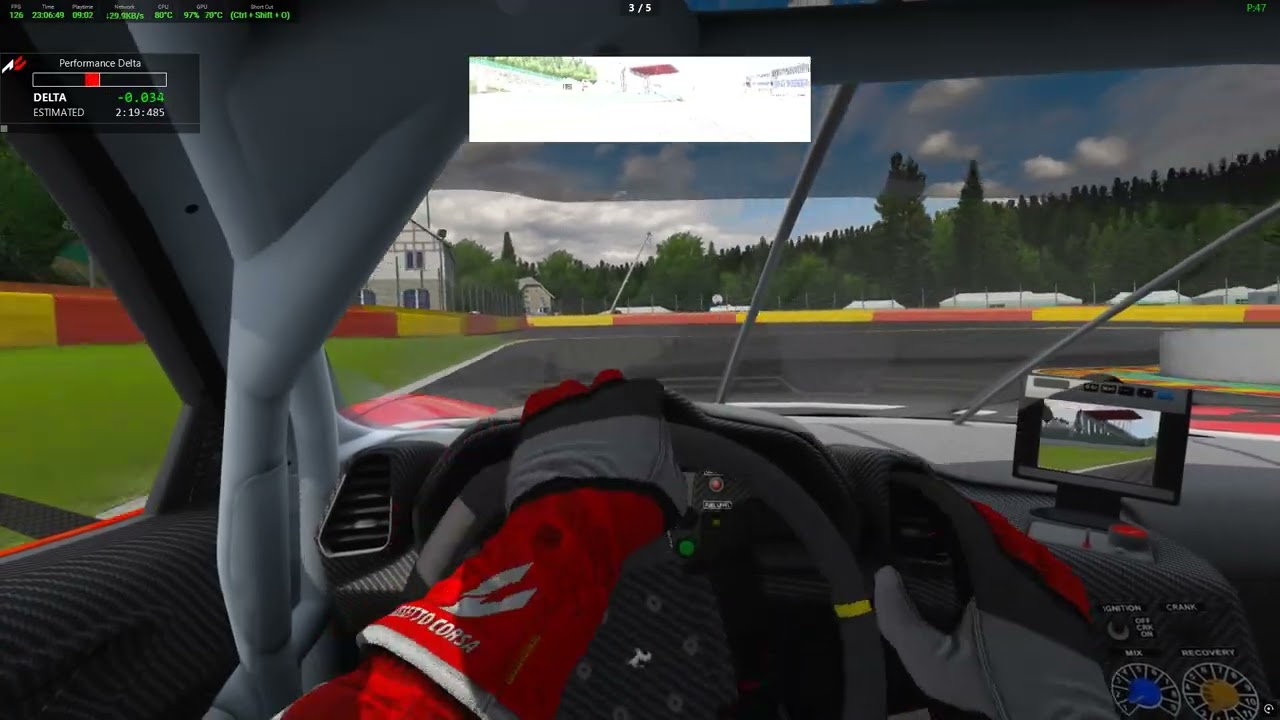 Ferrari 458 GT2 at Spa – Full Online Race (No Cuts) | Assetto Corsa Multiplayer/ 5 laps