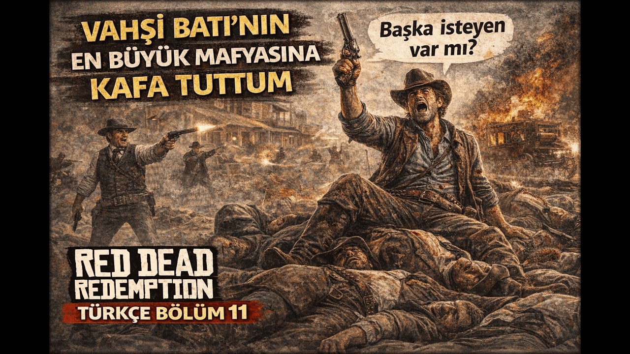 VAHŞİ BATI'NIN EN BÜYÜK MAFYASINA KAFA TUTTUM | RED DEAD REDEMPTİON 2 TÜRKÇE BÖLÜM 11
