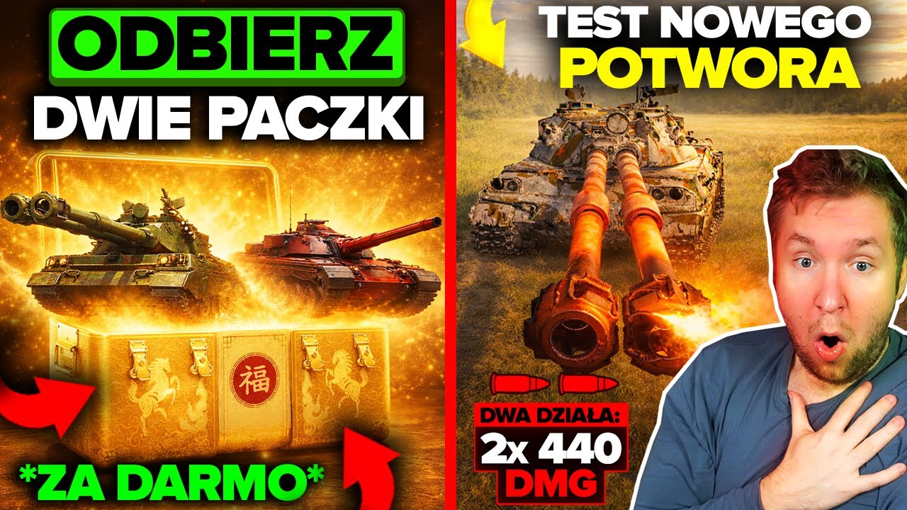 ODBIERZ DWIE PACZKI za DARMO! TEST NOWEGO POTWORA 9 TIERU