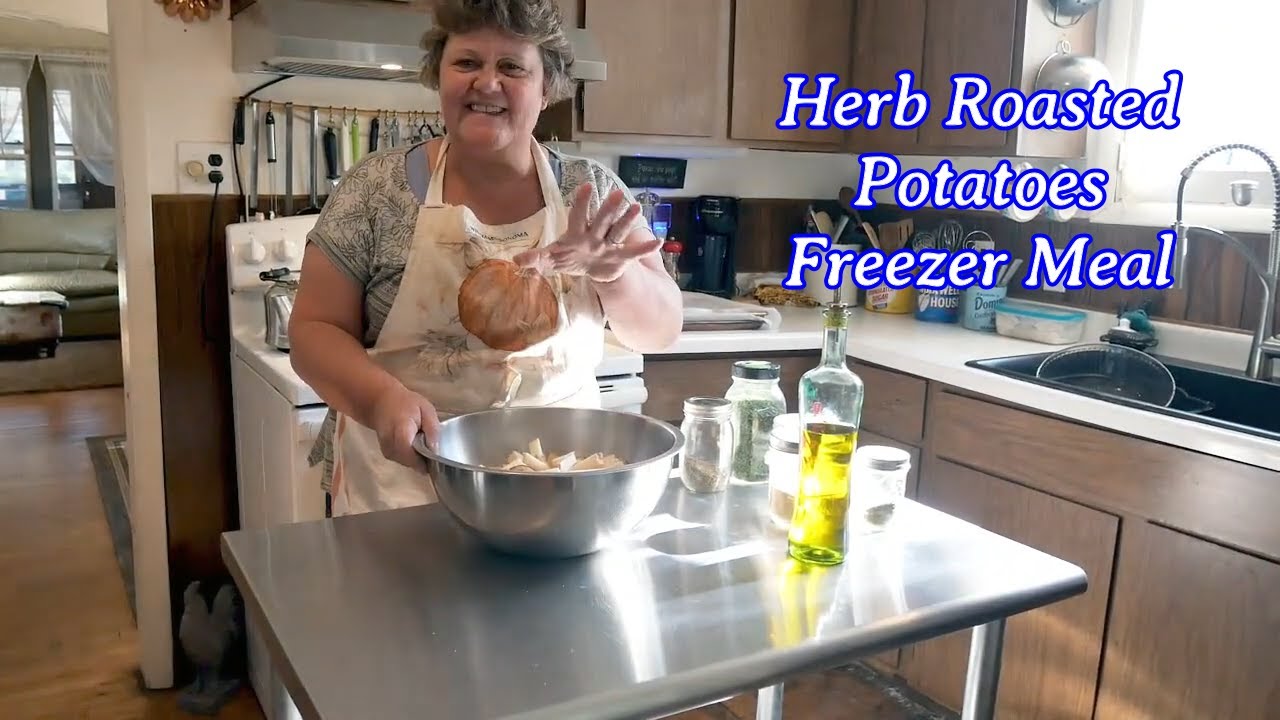 Herb Roasted Potatoes Freezer Meal  | Revisited