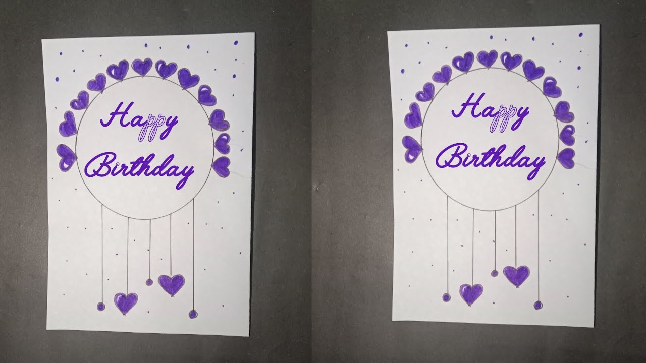 Happy birthday card idea 💡| Easy and beautiful ❤️ | New style 2026 | #diy #crafts 