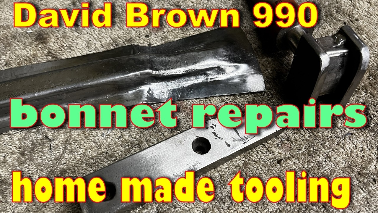 David Brown bonnet repairs | Tooling: making my own tools