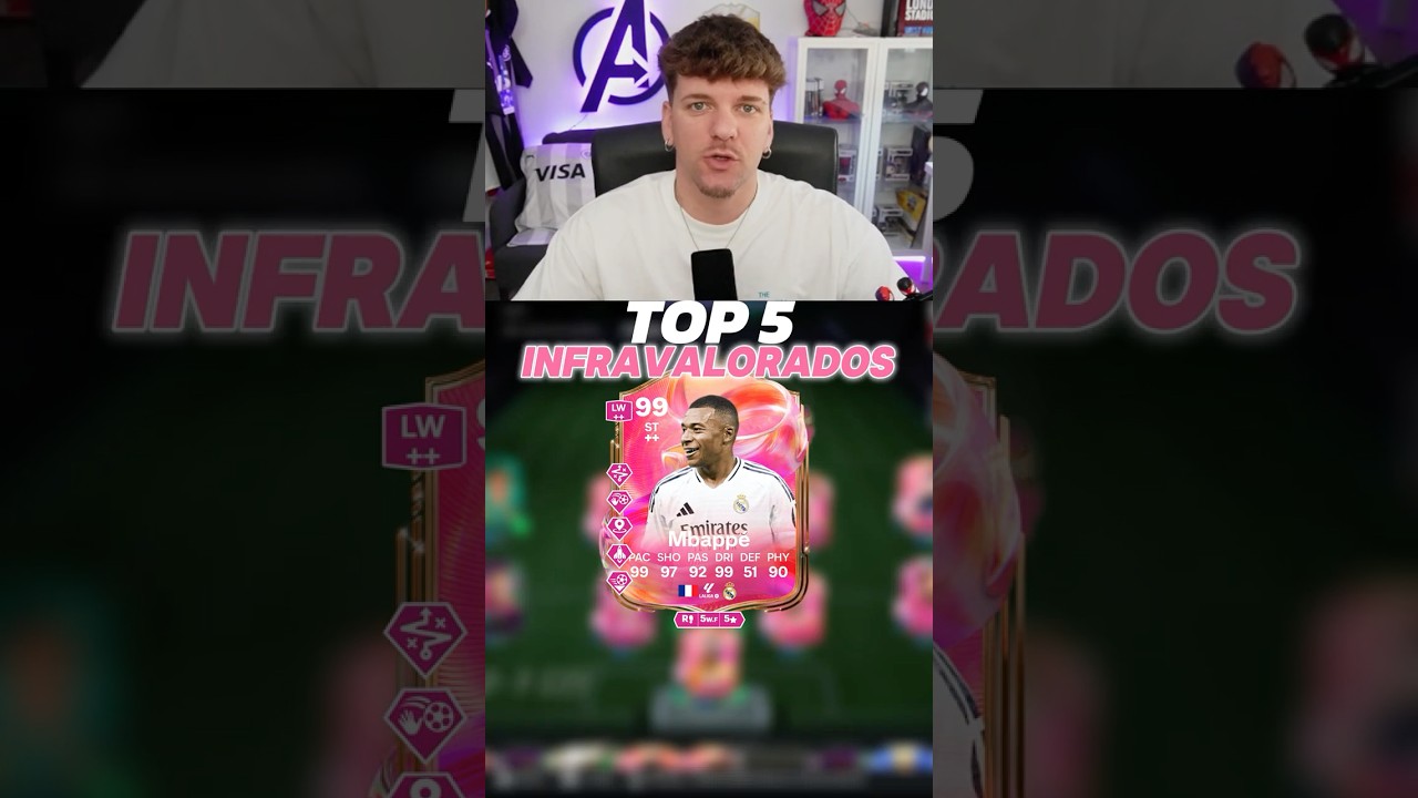 TOP 5 INFRAVALORADOS del equipo 3 de FUTTIES