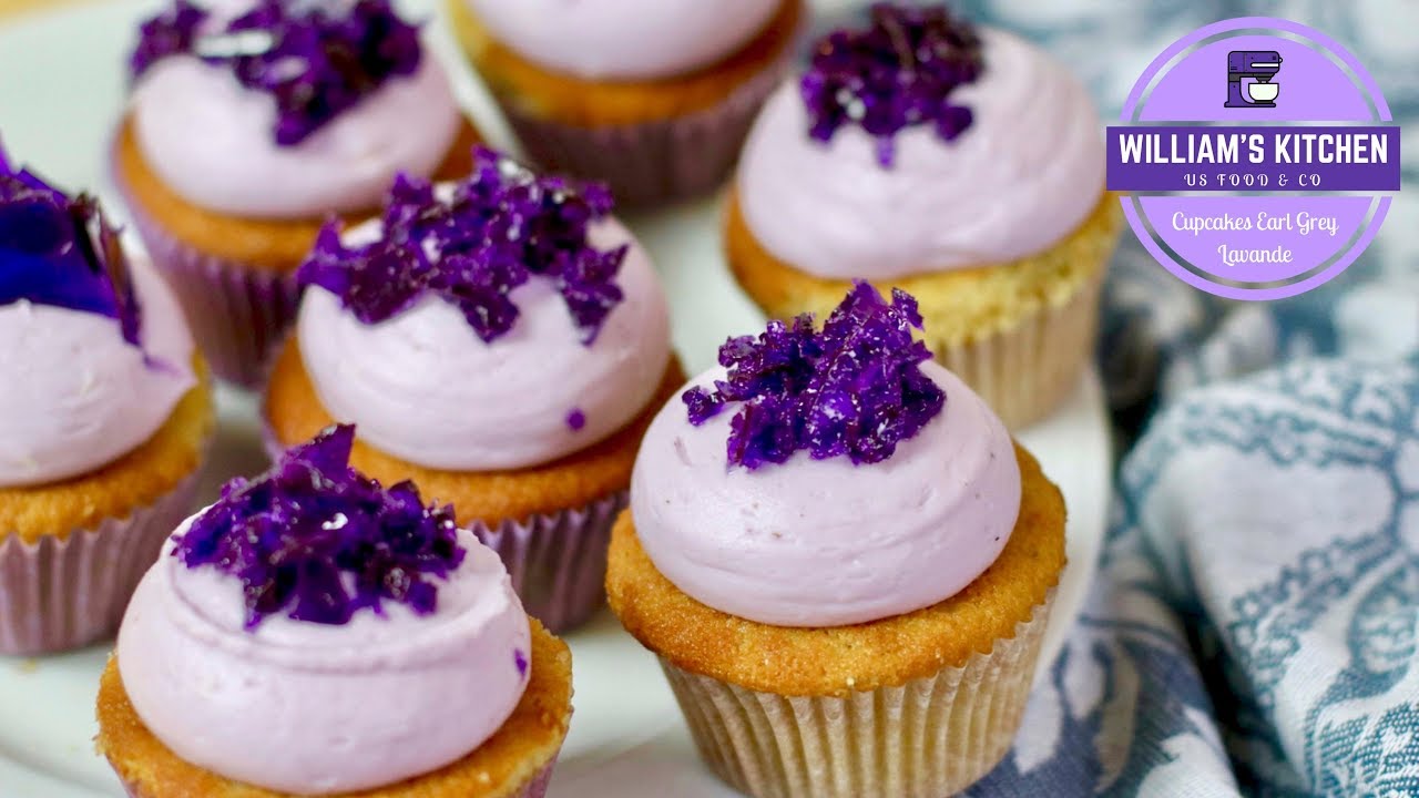 Cupcakes Earl Grey & Lavande | William's Kitchen