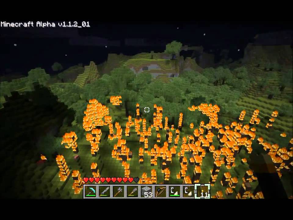 Minecraft Forest Fire