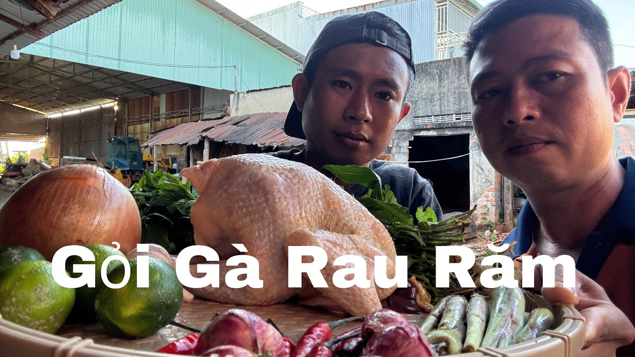 Dũng Vlog . Làm Cháo , Gỏi Gà. Chiều Chiều lai Rai Xị Đế