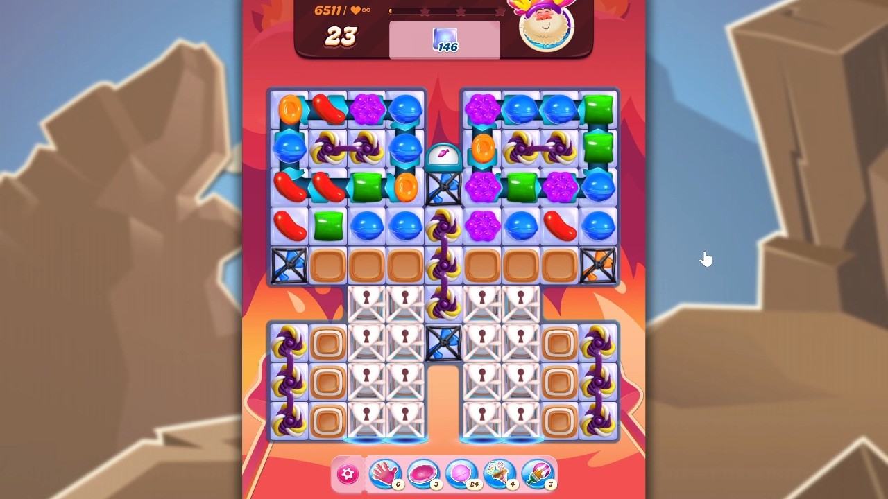 Candy Crush Saga LEVEL 6511 NO BOOSTERS&nbsp;(new version)🐟☑️