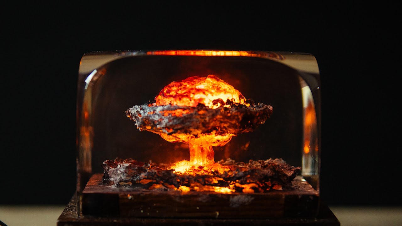Atomic Bomb Diorama in Epoxy ; How to make ; Milic Diy