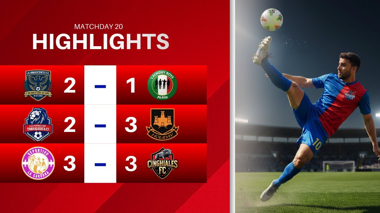 Highlights 20° giornata| giovedì 5 marzo