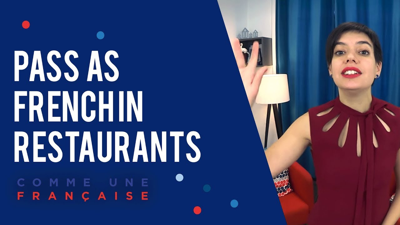 Basic French: French Restaurant Vocabulary