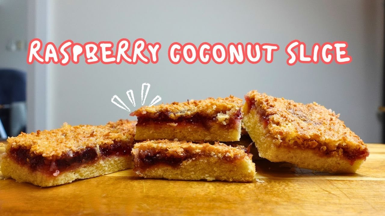 The EASIEST Way to Make Raspberry Coconut Slice at Home