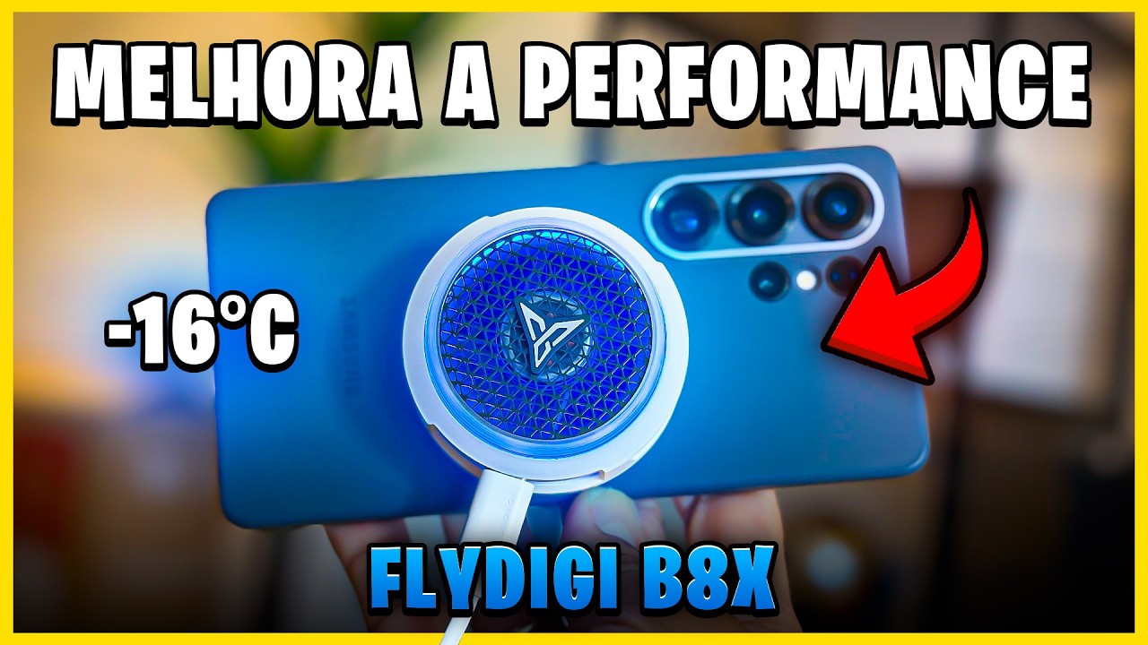 VOCÊ NÃO TEM IDEIA DO QUE ESSE COOLER É CAPAZ DE FAZER! FLYDIGI B8X REVIEW COMPLETO