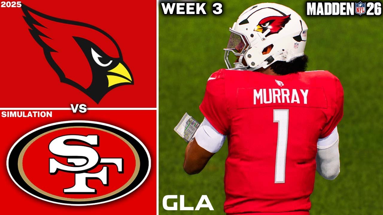 Cardinals vs. 49ers | Week 3 Simulation | Madden 26 PS5 Gameplay