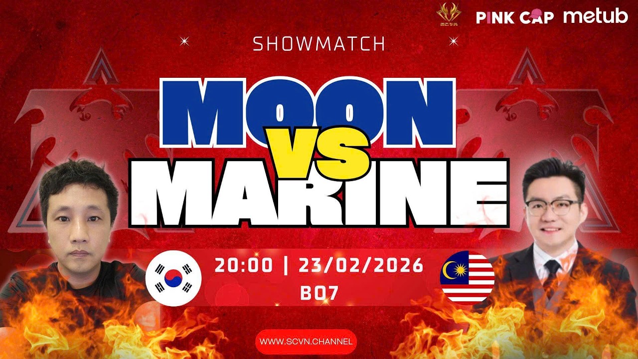 [Full] Showmatch Quốc Tế - Moon Jang Ho (T) vs MarinE (T) | Ladder map Bo7
