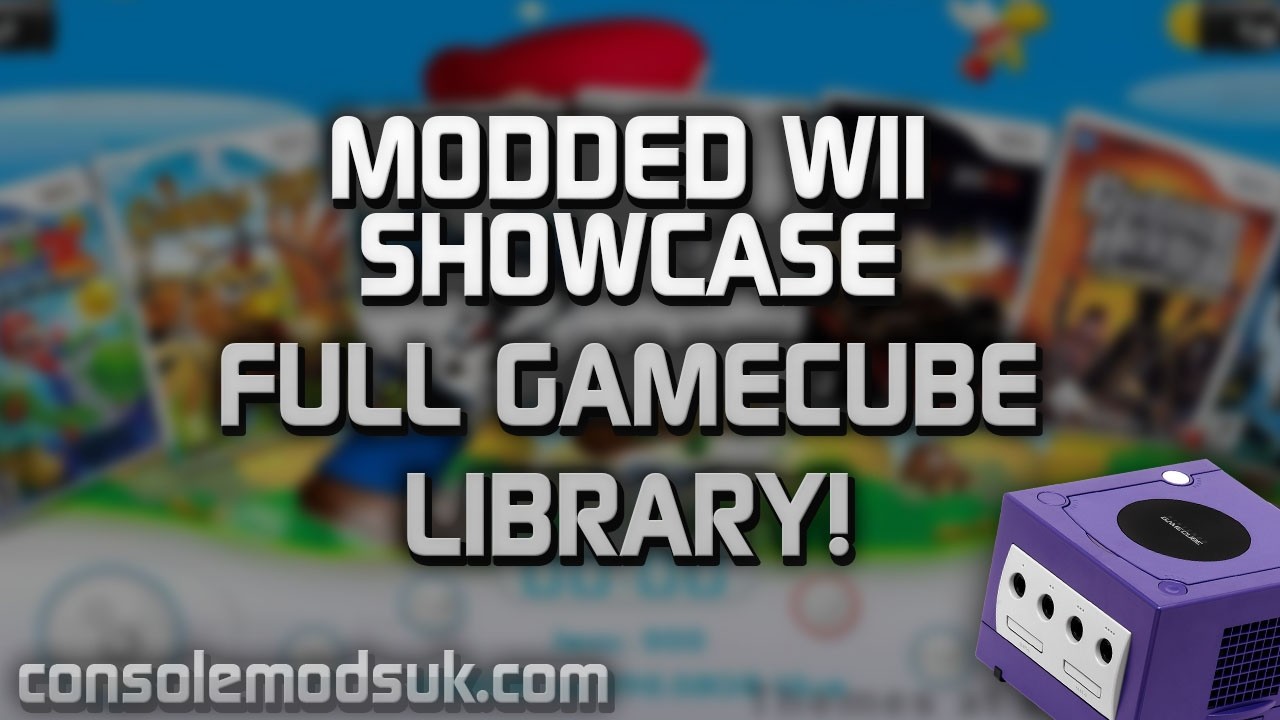 Modded Wii With FULL Gamecube Library