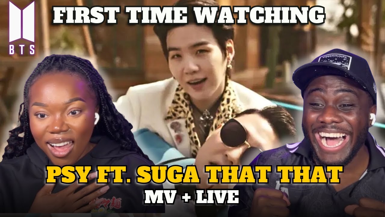K-POP NEWBIES FIRST TIME WATCHING BTS (방탄소년단) PSY FT. SUGA THAT THAT!