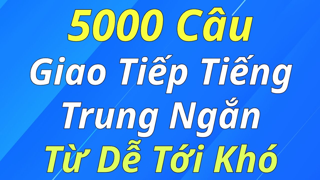 5000 Câu Tiếng Trung Phần 2 | Luyện Nghe Tiếng Trung | Tiếng Trung Suki