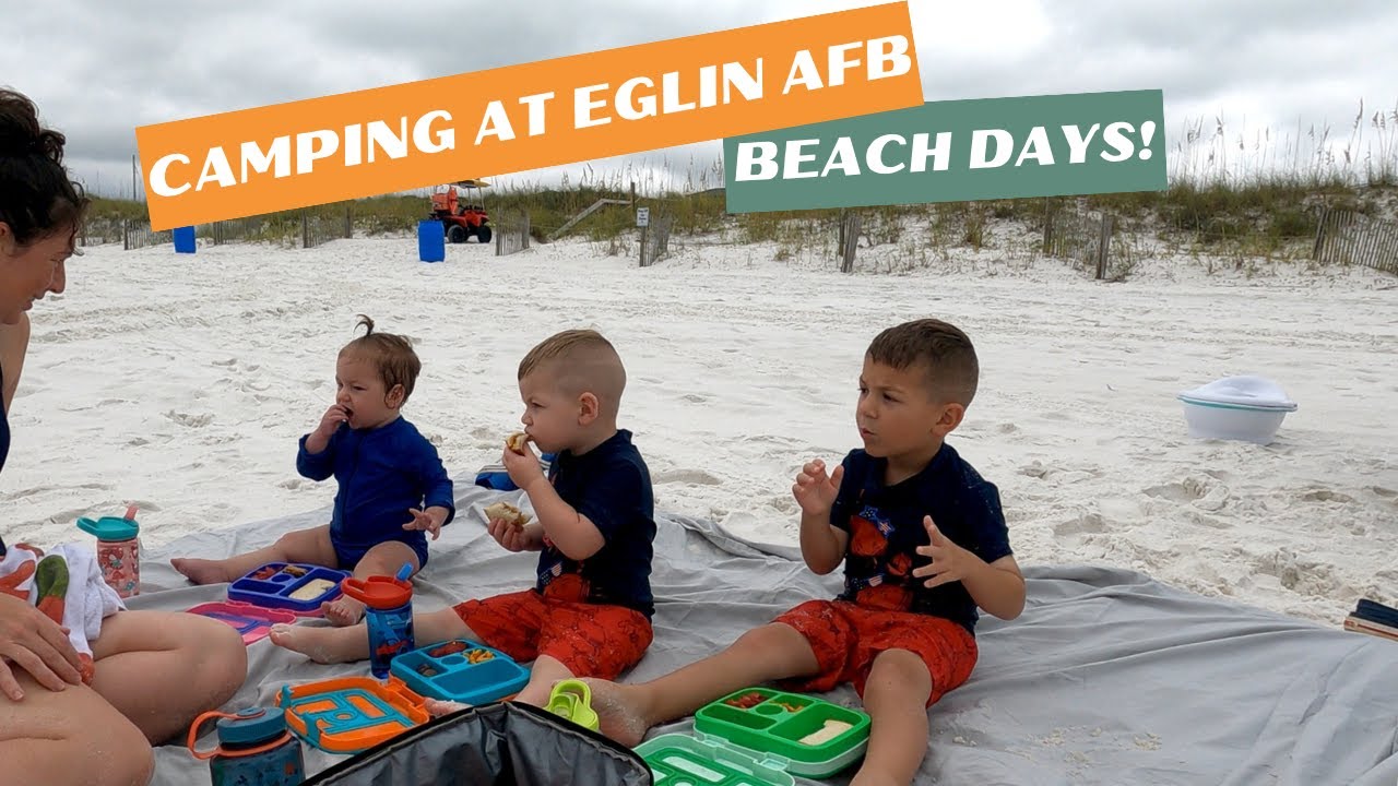 Eglin AFB Beach Trip With The 3 Kids