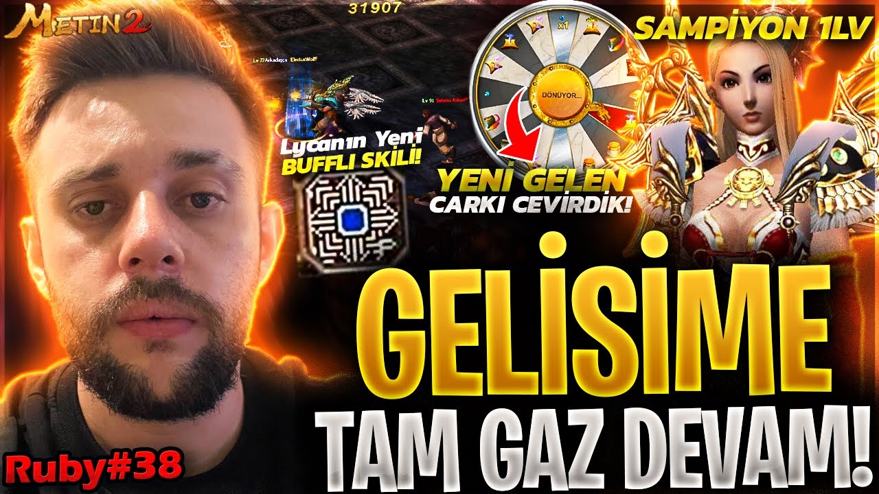 +40 DAKİKA METİN2 TR VİDEOSU ! ŞAMAN ŞAMPİYON LV OLDU ! KURT SÜRGÜNE GİRDİ ! METİN2 TR RUBY BÖLÜM 38