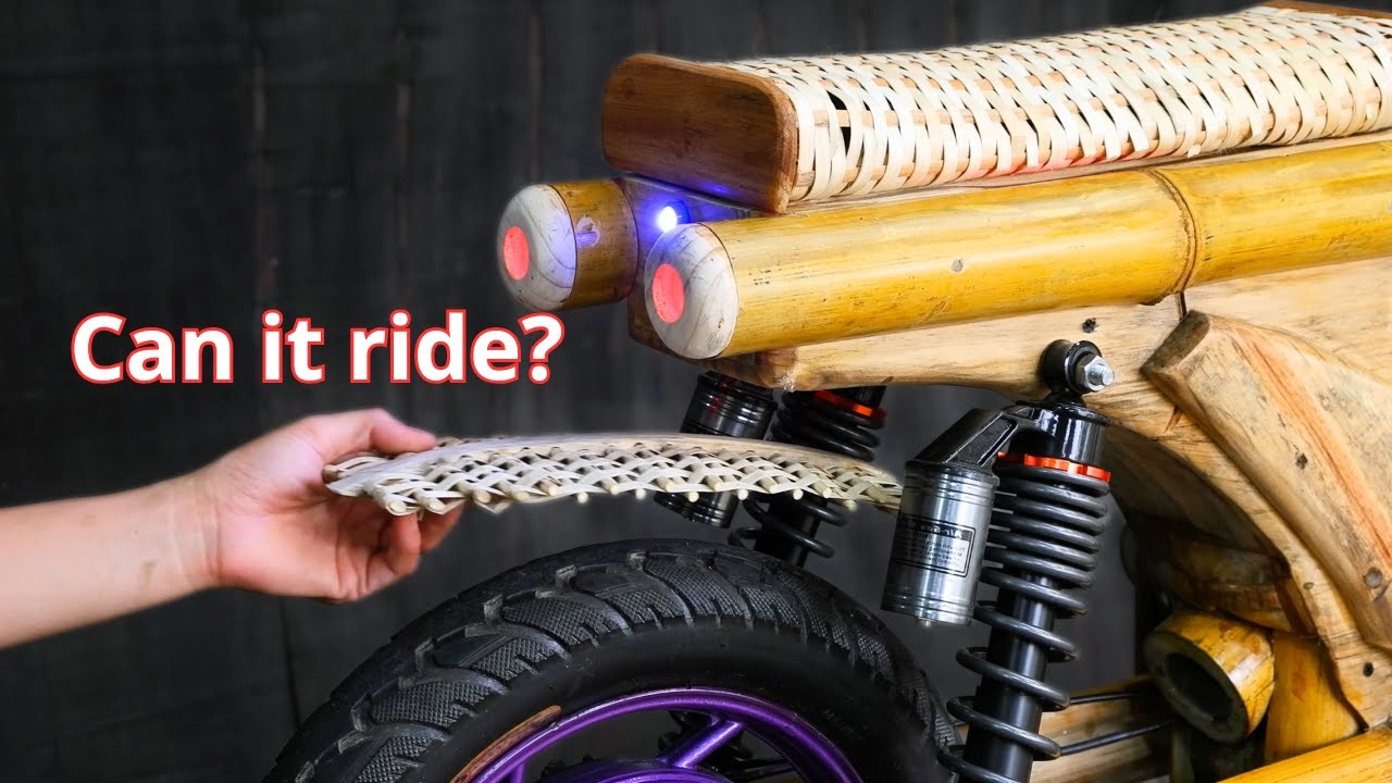 You Won't Believe I Built an EBike out of BAMBOO