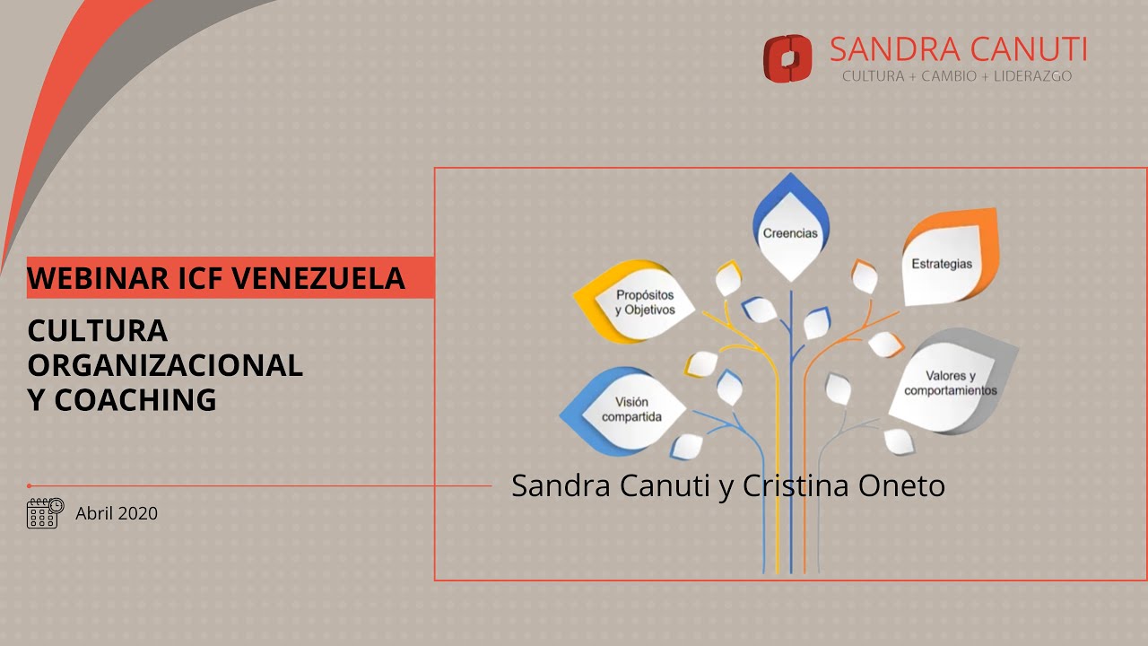 Webinar ICF Venezuela  Cultura Organizacional y Coaching
