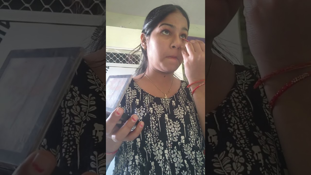 Professional makeup nahi par mehnat aur confidence 100% hai #BeginnerMakeup #RealMakeup#SimpleMakeup