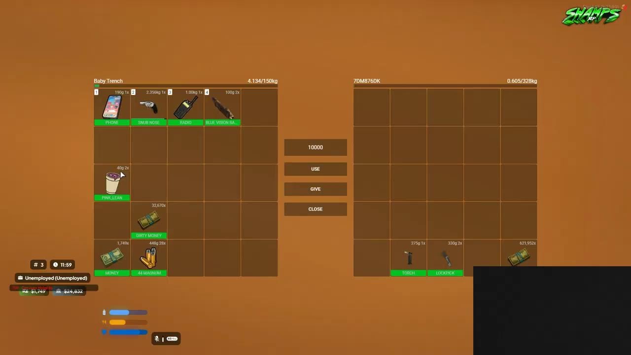 EP6 Baby Trench Came up on a GLOCK 17 N 38 SNUG IN THE SWAMP RP