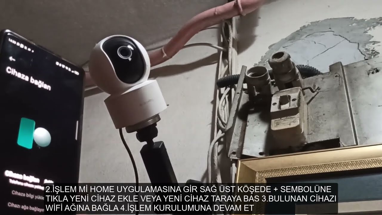 XIAOMİ SMART CAMERA C200 KURULUMU VE AĞ BAĞLANTI HATASI GİDERME XİAOMİ IP CAMERA WİFİ HATASI GİDERME