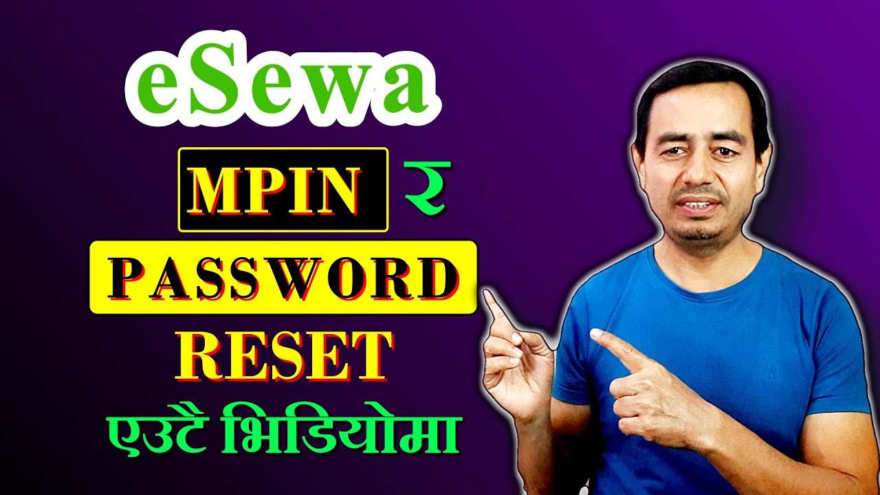 eSewa Digital Wallet: How to reset eSewa MPIN/Password?