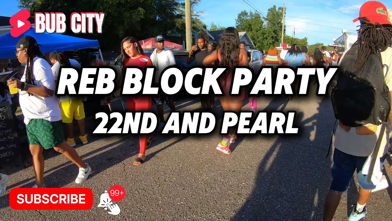 Rode Through Reb's Block Party, In Jacksonville. 