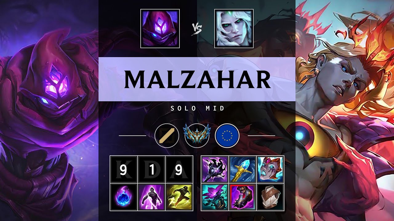 Malzahar Mid vs Viego - EUW Challenger Patch 25.16