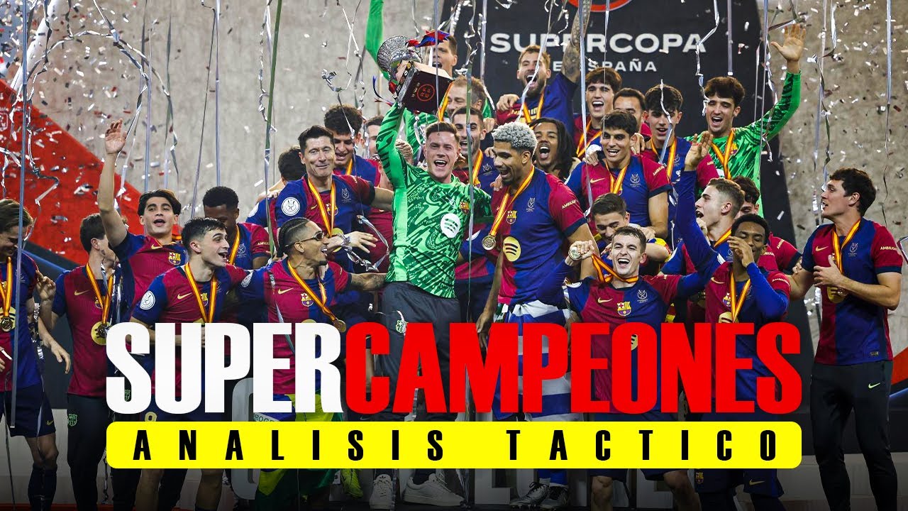 Barcelona DESTROZÓ al Real Madrid: la LECCIÓN TÁCTICA de la Supercopa