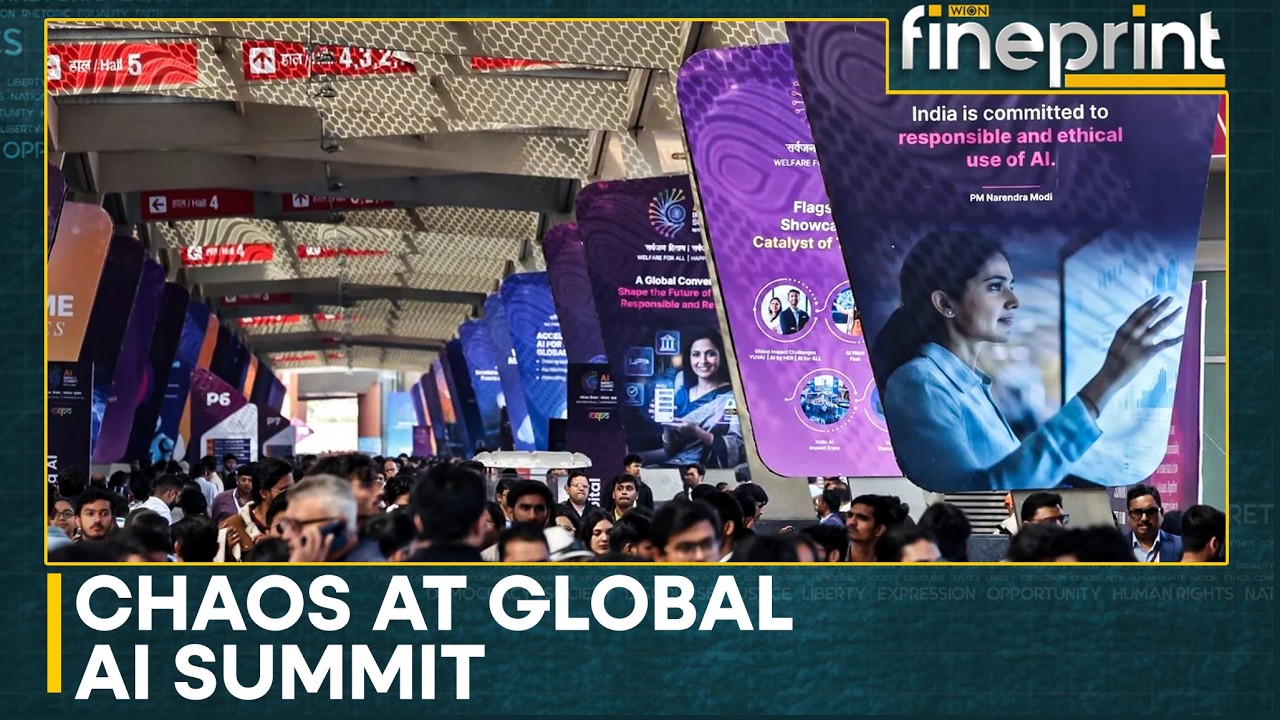Day 2: Chaos At Global AI Summit, Participants Denied Entry | WION Fineprint