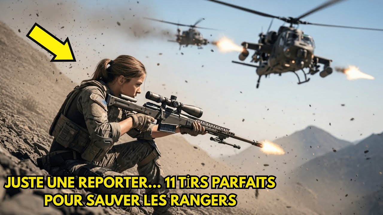 Elle n’était qu’une journaliste de guerre… jusqu’à l’embuscade des Rangers et ses 11 tirs parfaits