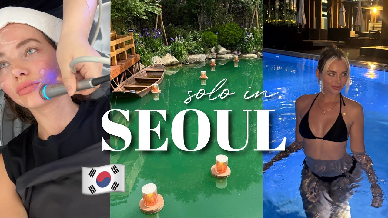 SOLO in SEOUL VLOG 🇰🇷 the ultimate GLOW UP at a korean skincare clinic