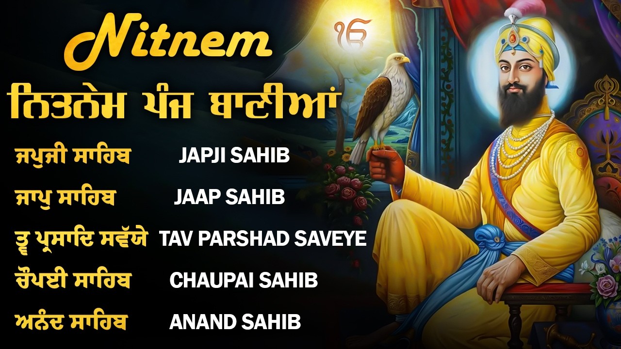 Panj Bania Da Path \ Nitnem Panj Baniya \ Nitnem Sahib Full Path \ ਨਿਤਨੇਮ ਪੰਜ ਬਾਣੀਆ