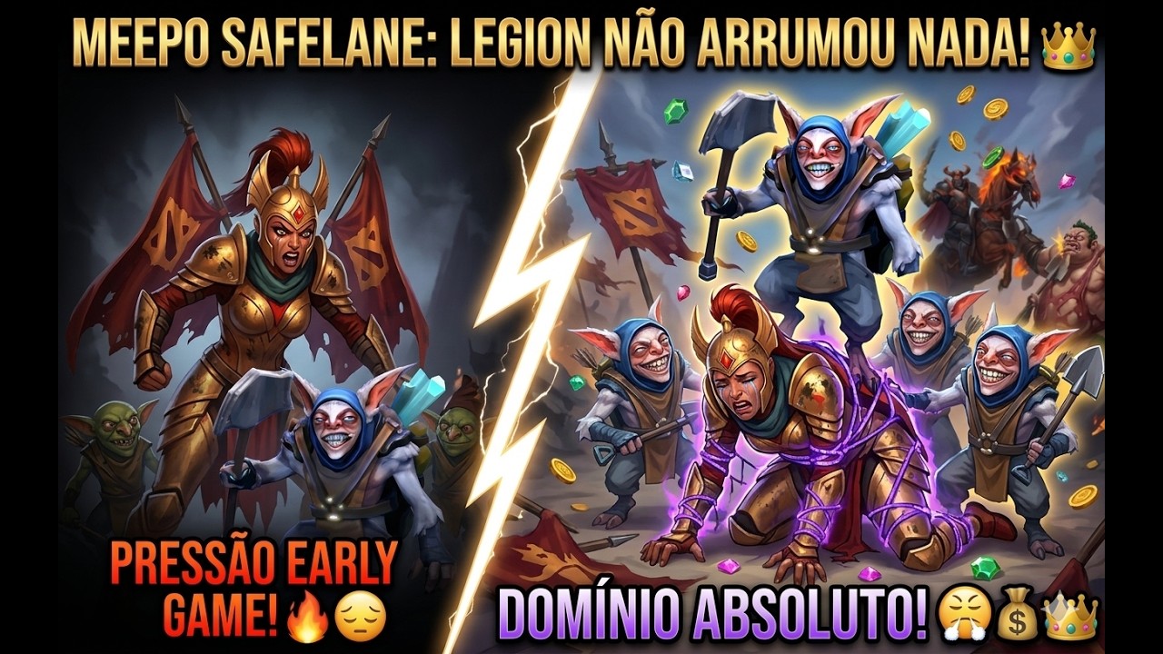 MEEPO na SAFELANE?! SIM, E AINDA CARREGUEI! 😎🔥