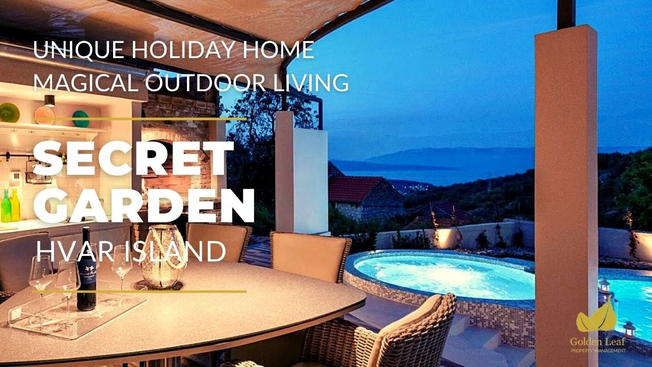 Secret Garden | Unique Holiday Home |  Pool | Sea Views | 8 Guests | Hvar Island | Croatia