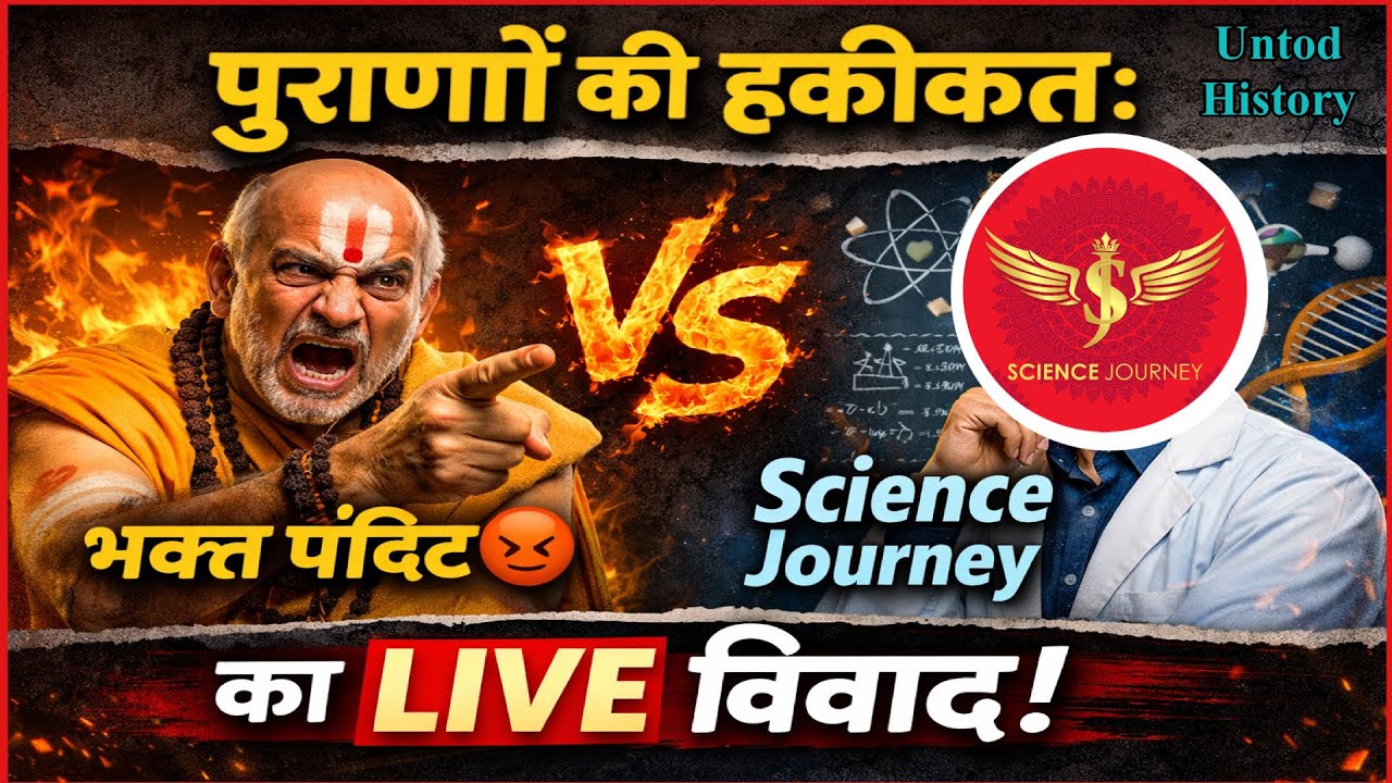 🔥पुराणों की हकीकत: भक्त पंडित और Science Journey का LIVE विवाद!🔥🔥🔥