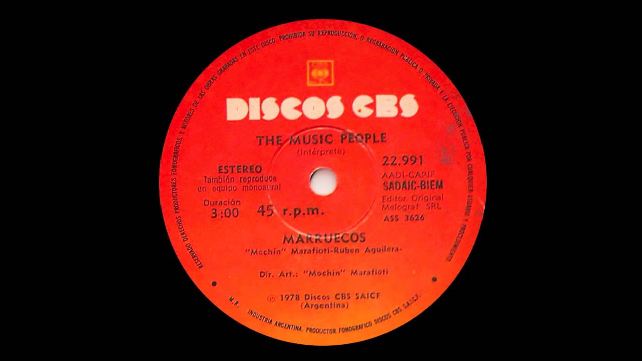 Marruecos By The Music People (1979 / CBS)