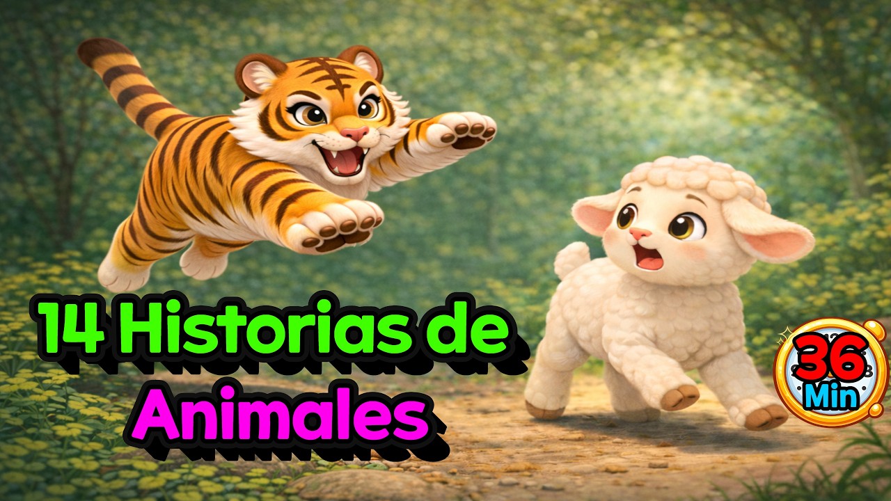 🎵 Canta con Animales ❤️ Historias de 14 Amigos Animales 🎵