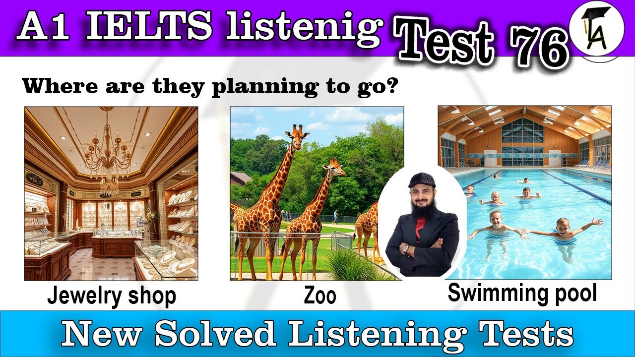 A1 IELTS Life Skills Listening 76 with Answers : New Listening test : IELTS UKVI
