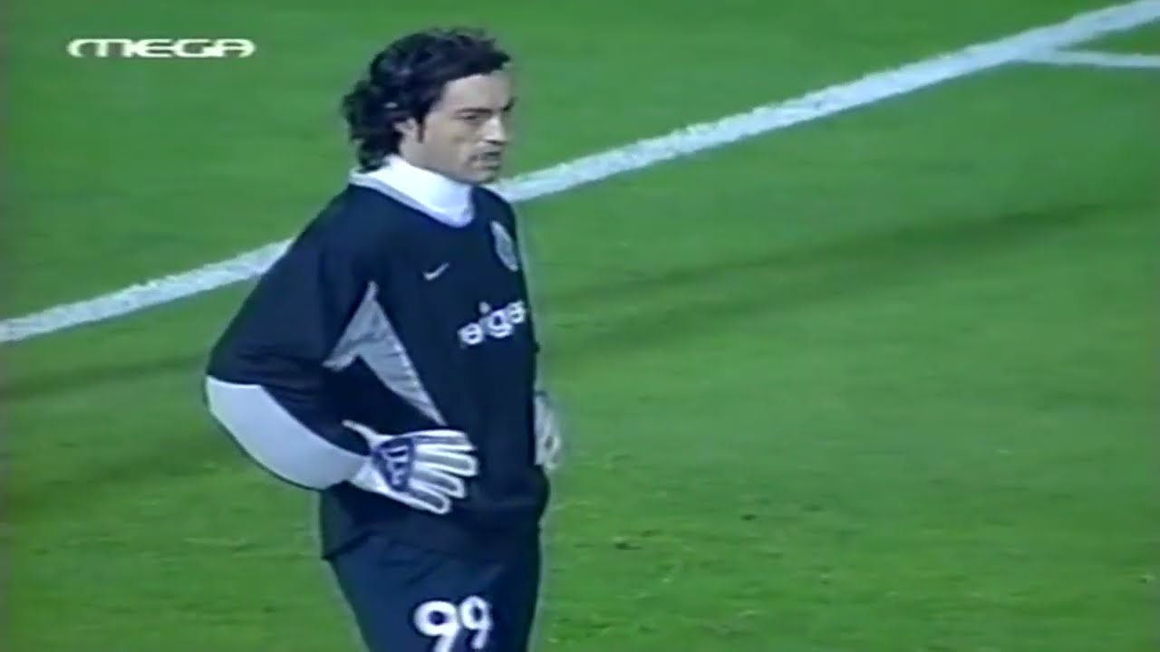 Emmanuel Olisadebe gol Porto - Panathinaikos 0-1 Puchar UEFA 13.03.2003