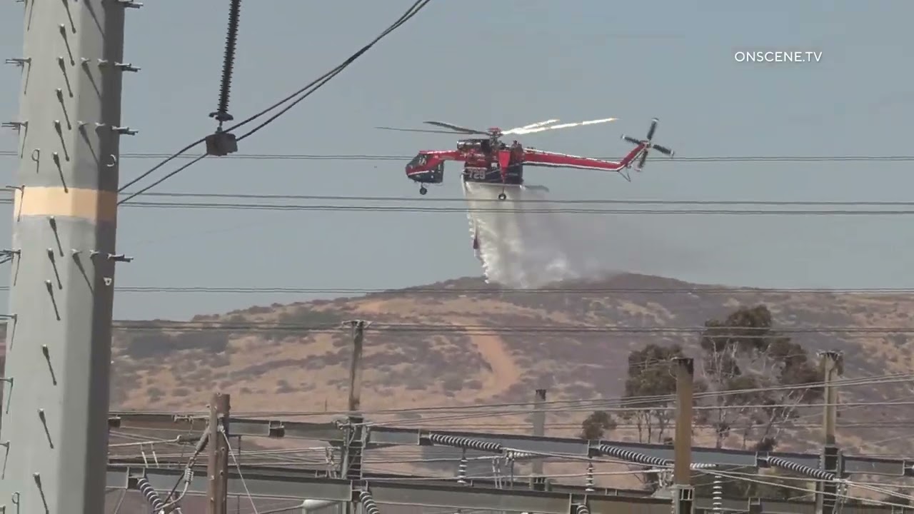 Firefighters Battle The Bonita Fire